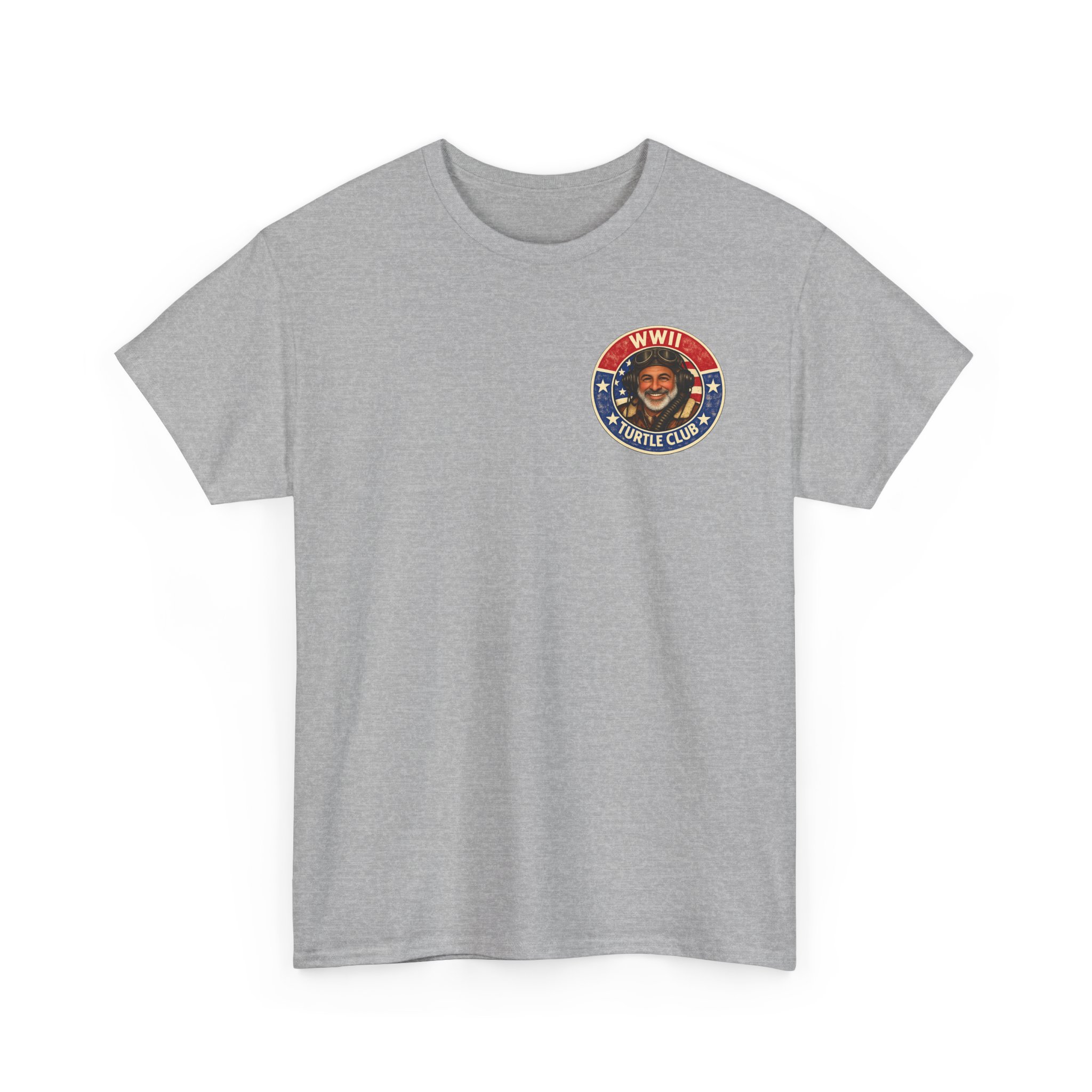 WWII Turtle Club — P-51 Mustang Heritage T-Shirt - Image 6