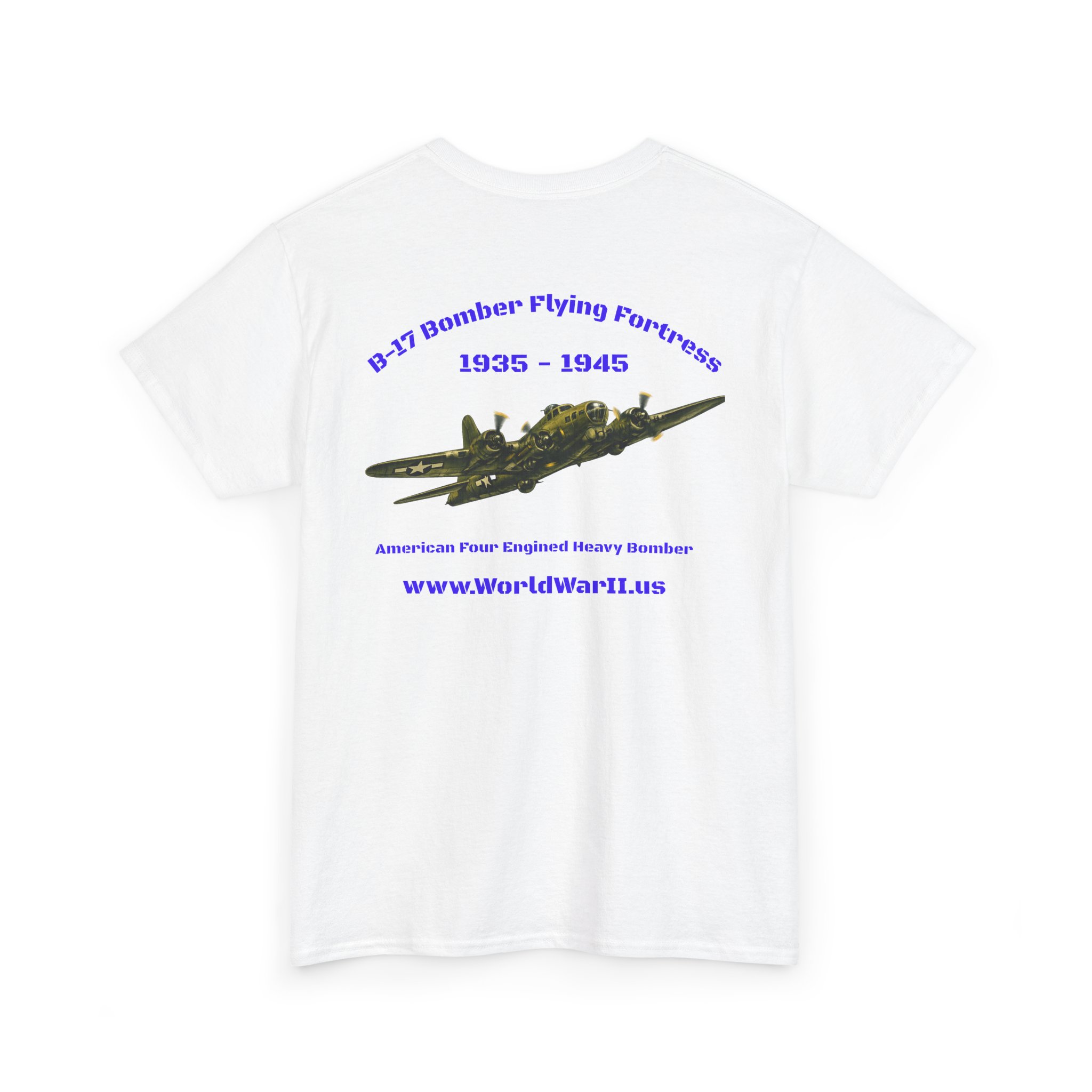 WWII Turtle Club — B-17 Flying Fortress Heritage T-Shirt - Image 12