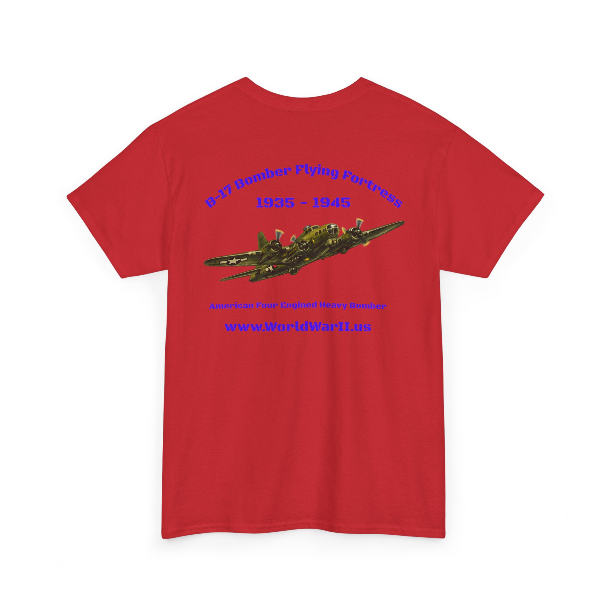 WWII Turtle Club — B-17 Flying Fortress Heritage T-Shirt - Image 7