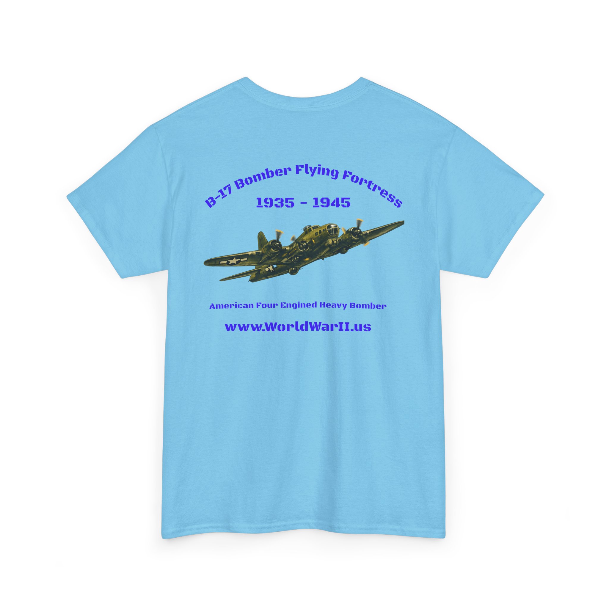 WWII Turtle Club — B-17 Flying Fortress Heritage T-Shirt - Image 9