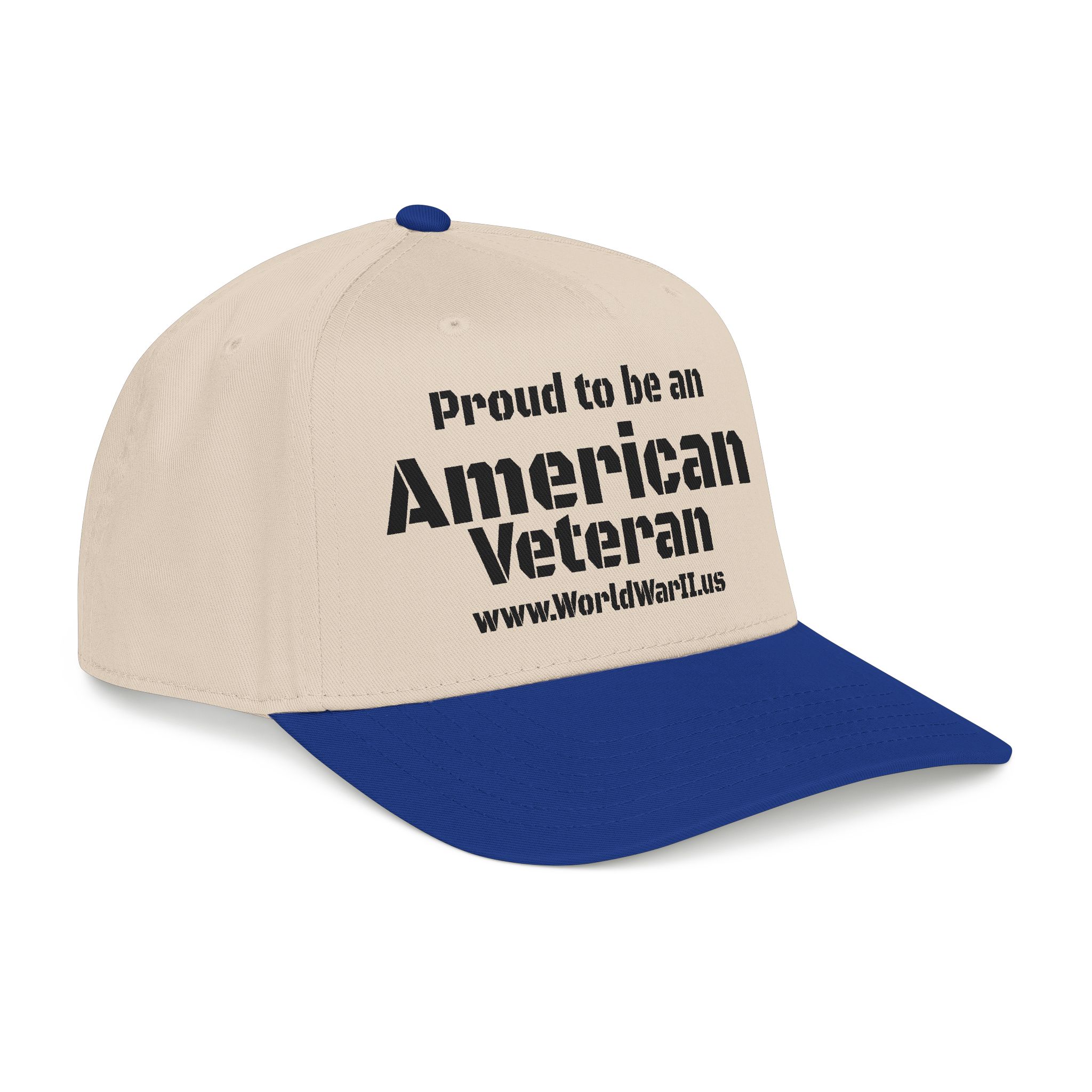 Proud to Be an American Veteran Baseball Cap - Image 4