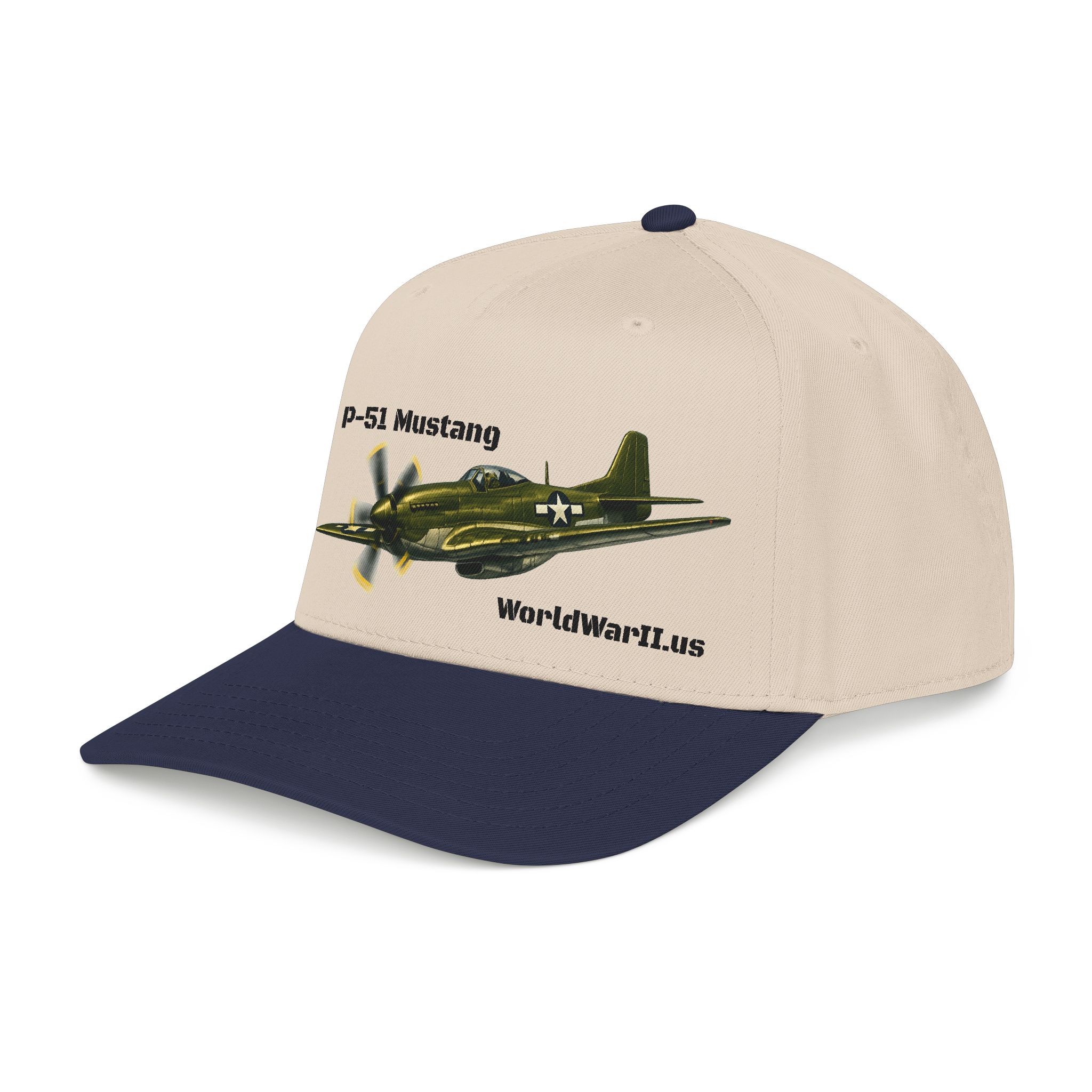 WWII Turtle Club — P-51 Mustang Heritage Cap - Image 4