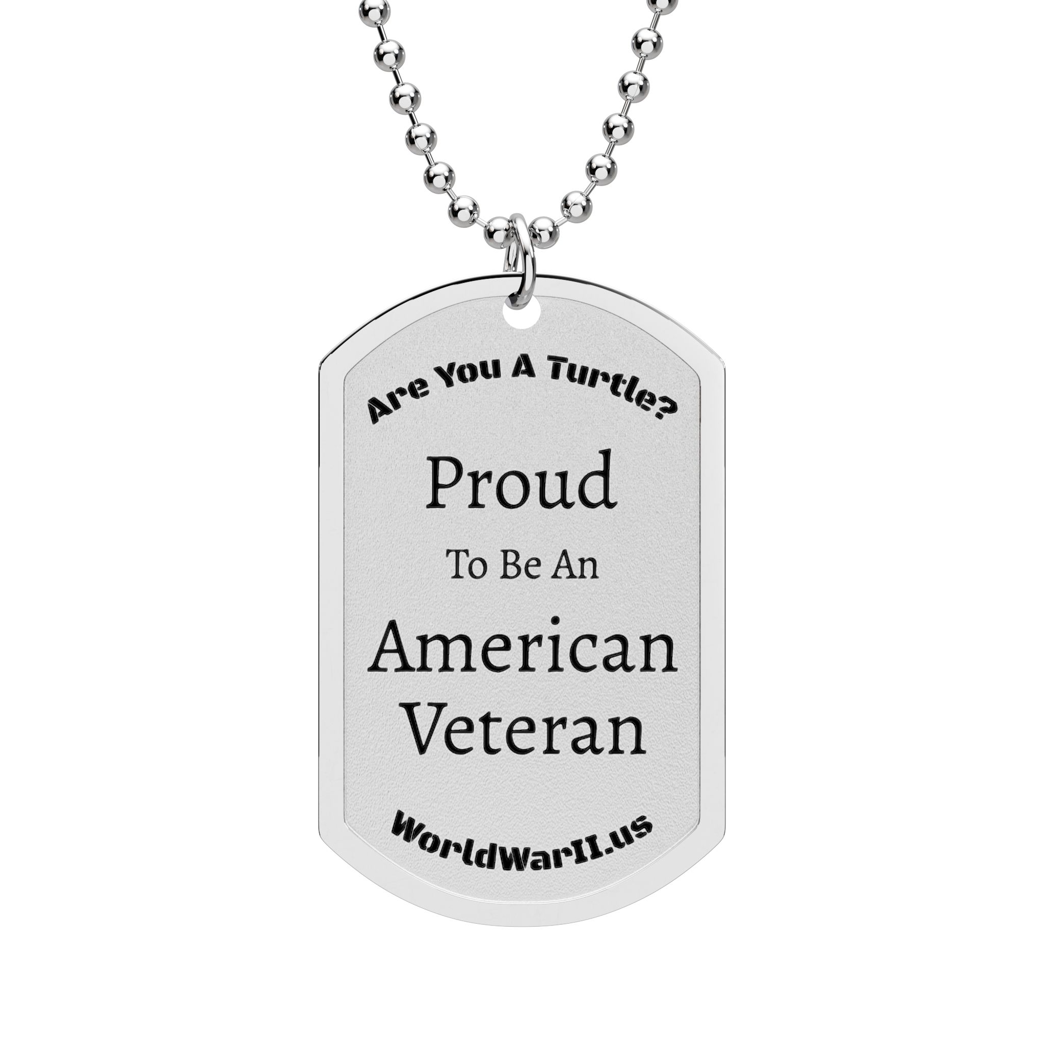 Copy of Personalized Military Dog Tag Necklace | Engraved Veteran ID - Image 2