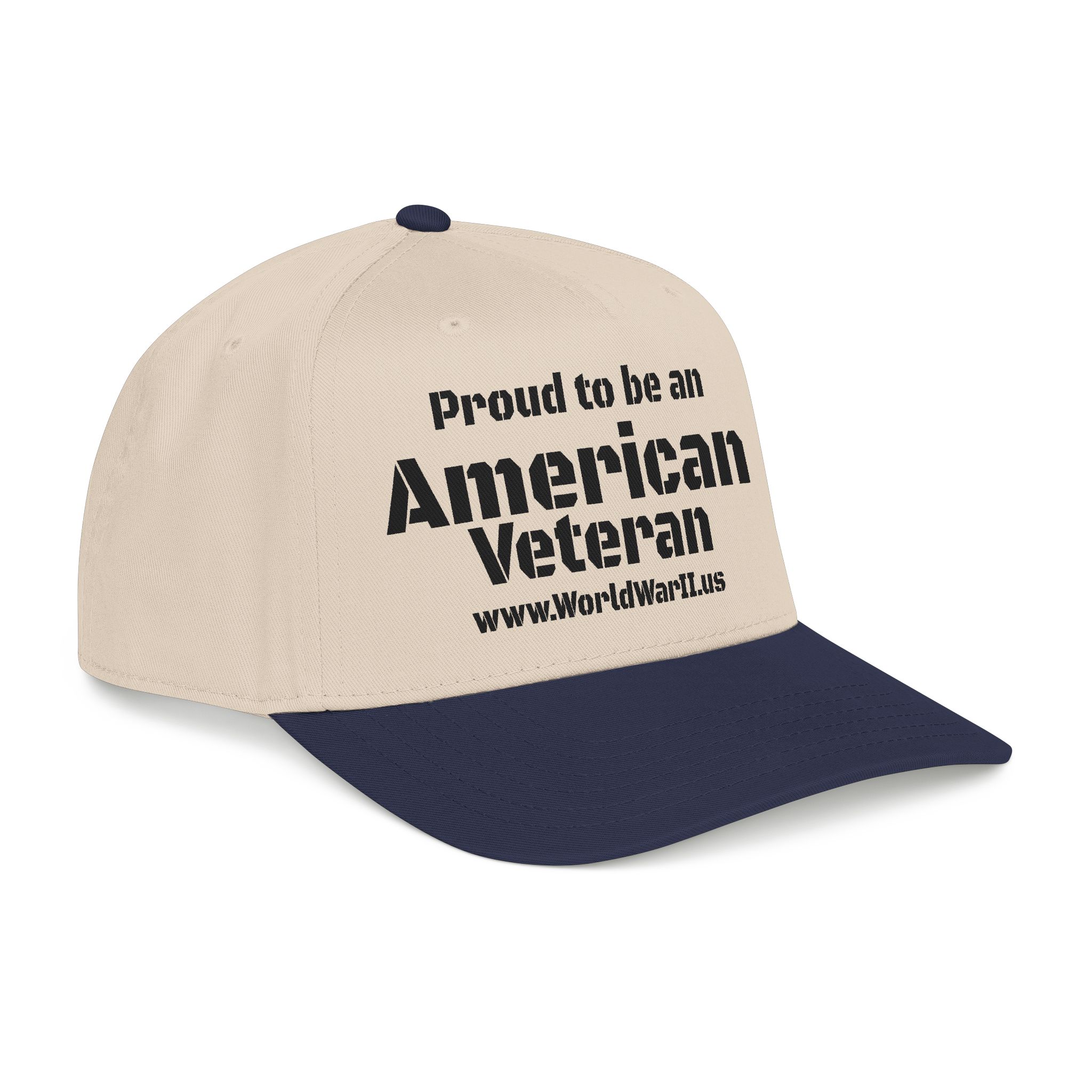 Proud to Be an American Veteran Baseball Cap - Image 8