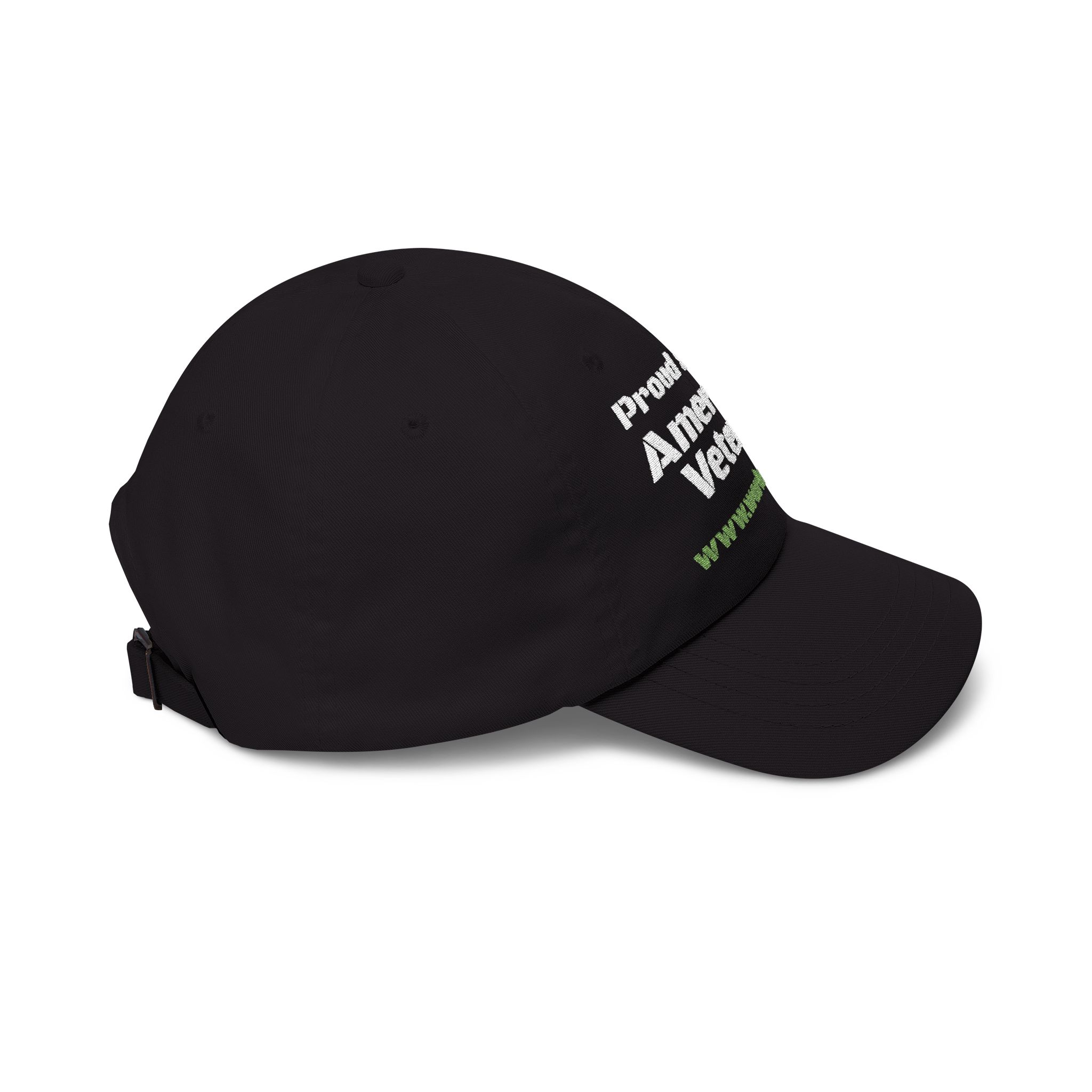 Proud to be an American Veteran Dad Cap — Military Veteran Hat - Image 25