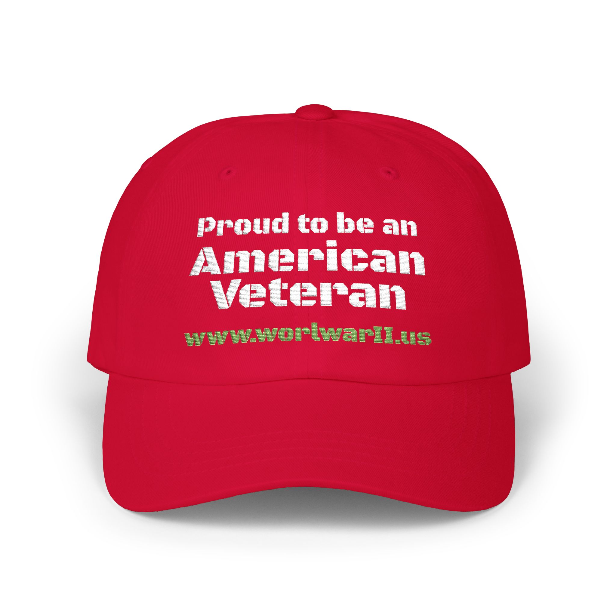Proud to be an American Veteran Dad Cap — Military Veteran Hat - Image 8