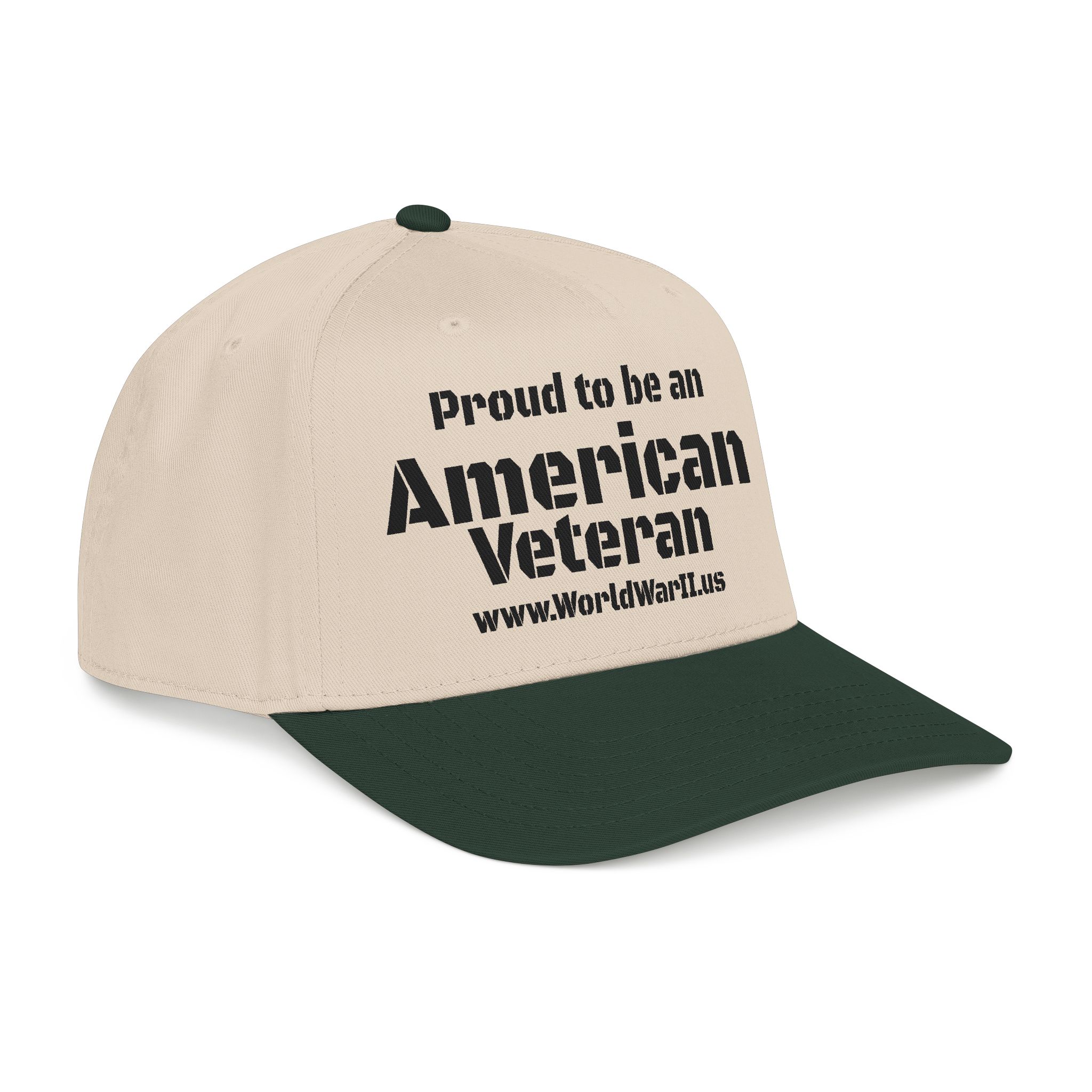Proud to Be an American Veteran Baseball Cap - Image 2