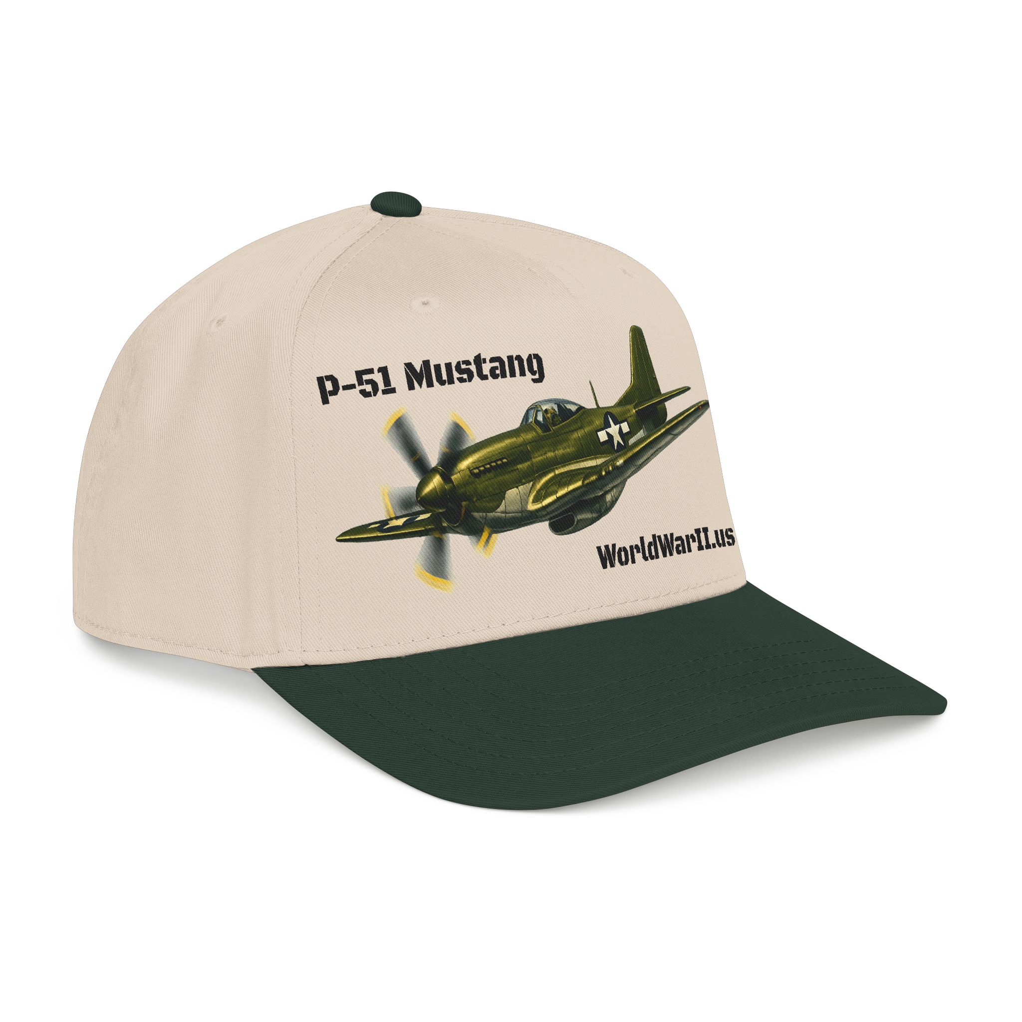 WWII Turtle Club — P-51 Mustang Heritage Cap - Image 6