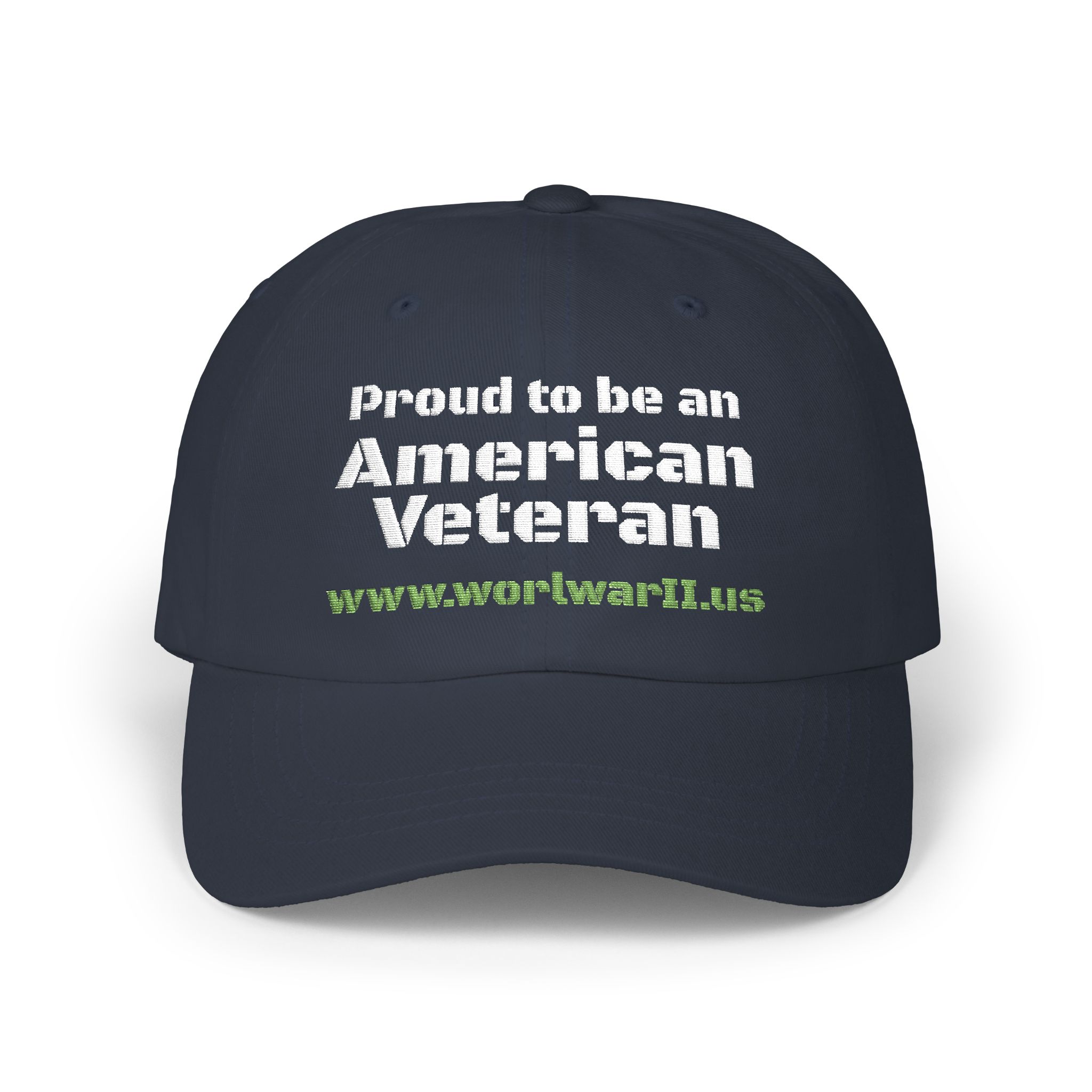 Proud to be an American Veteran Dad Cap — Military Veteran Hat - Image 7