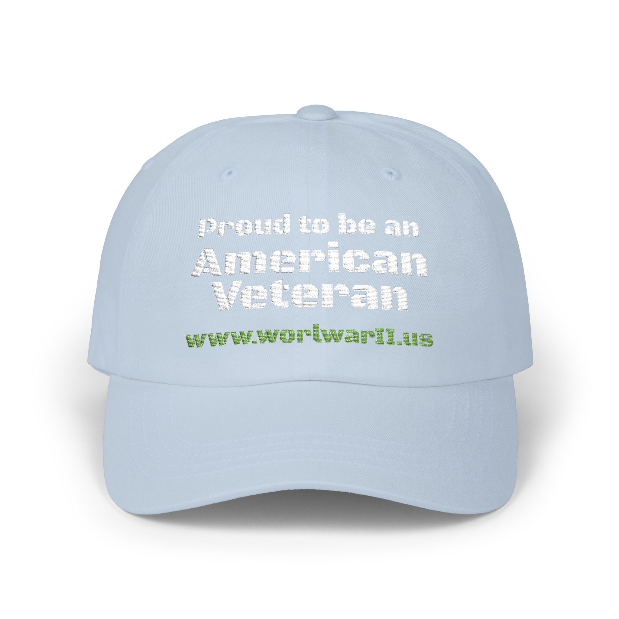 Proud to be an American Veteran Dad Cap — Military Veteran Hat - Image 3