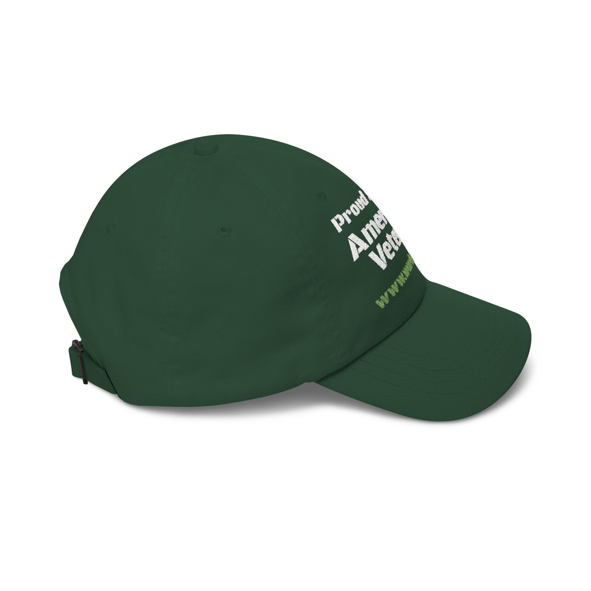 Proud to be an American Veteran Dad Cap — Military Veteran Hat - Image 12